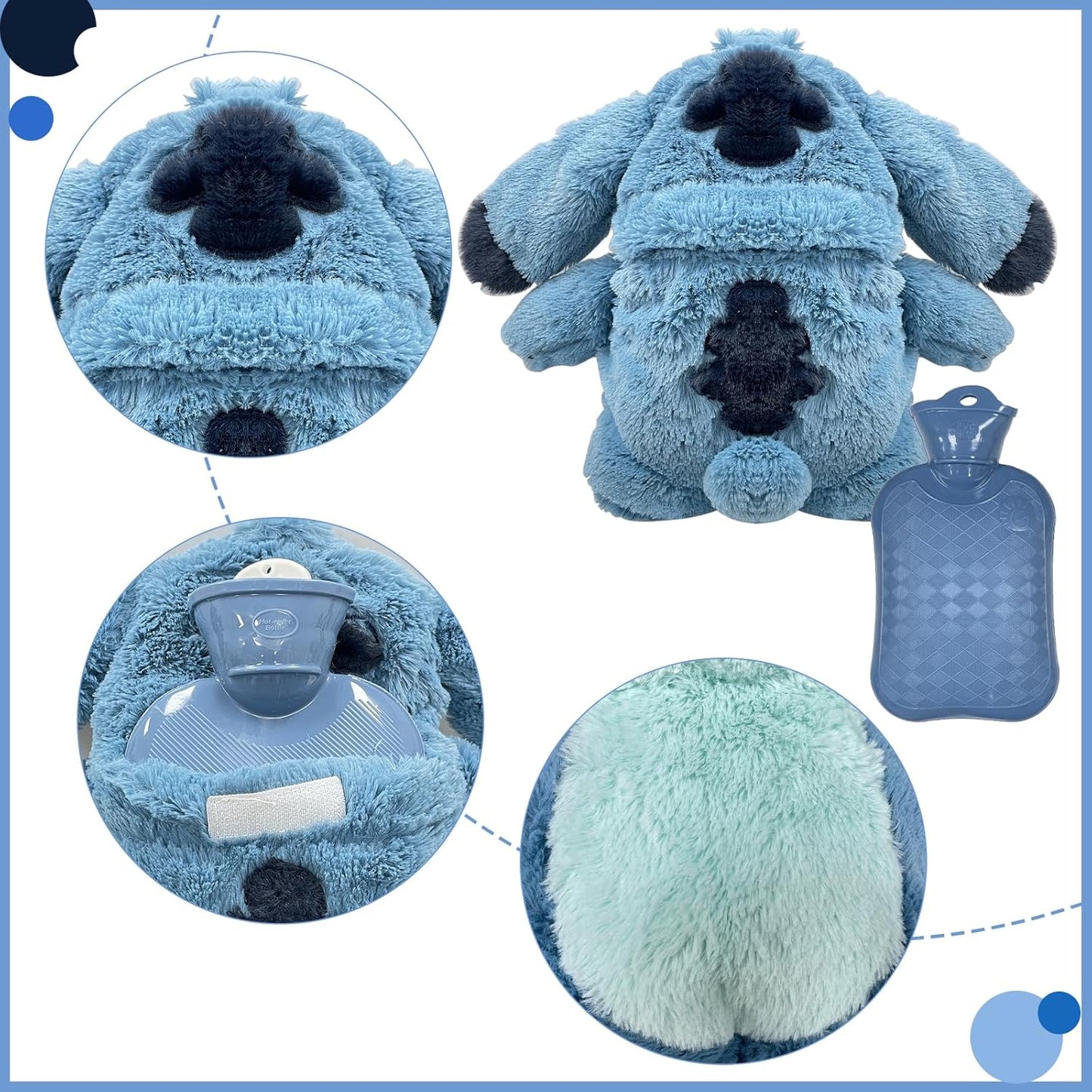 Bouillotte peluche Stitch